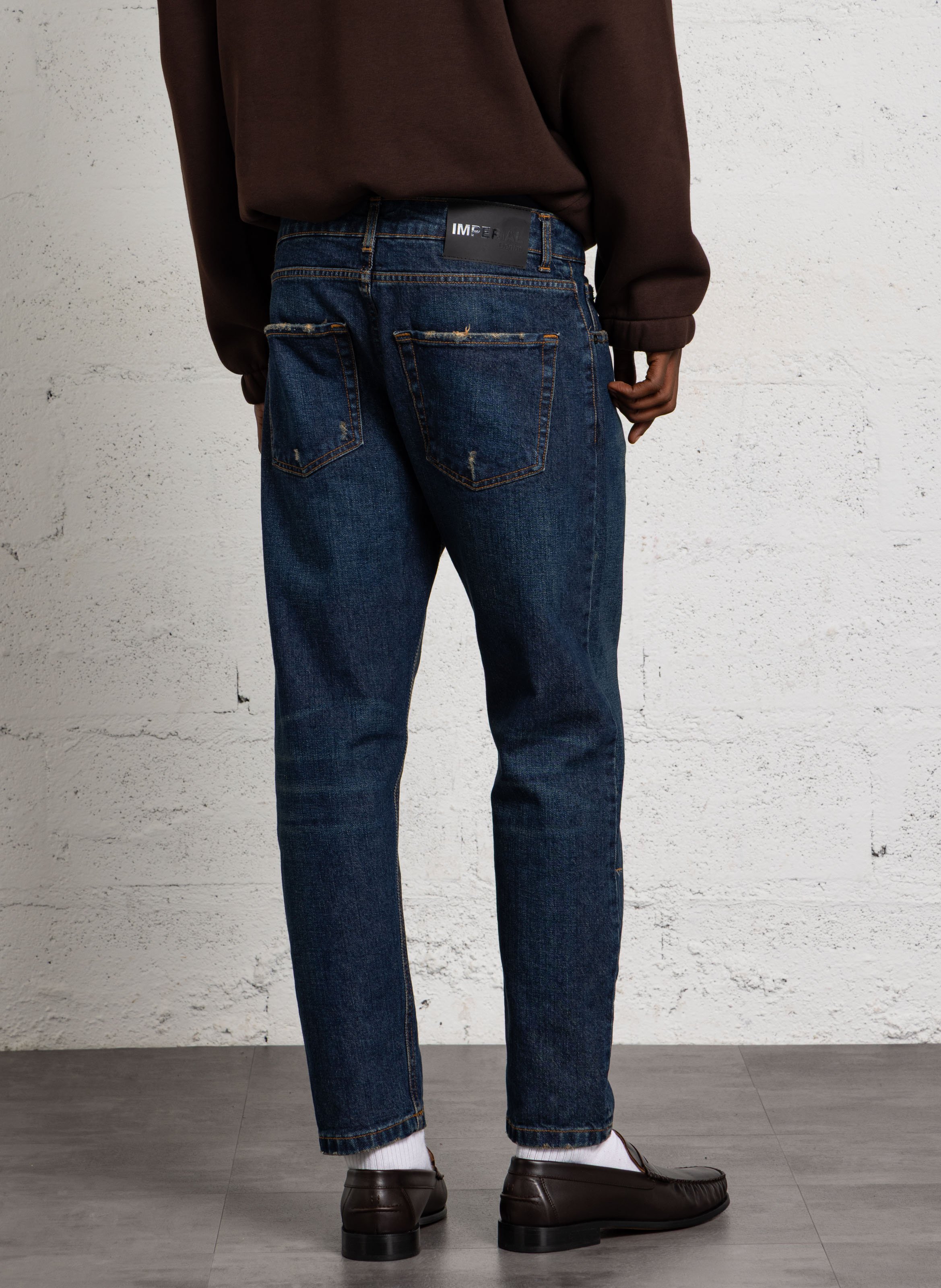 Jean slim en coton IMPERIAL Multicolore