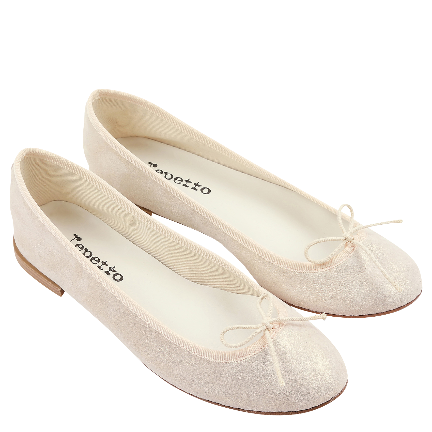 Lederballerinas REPETTO Weiss