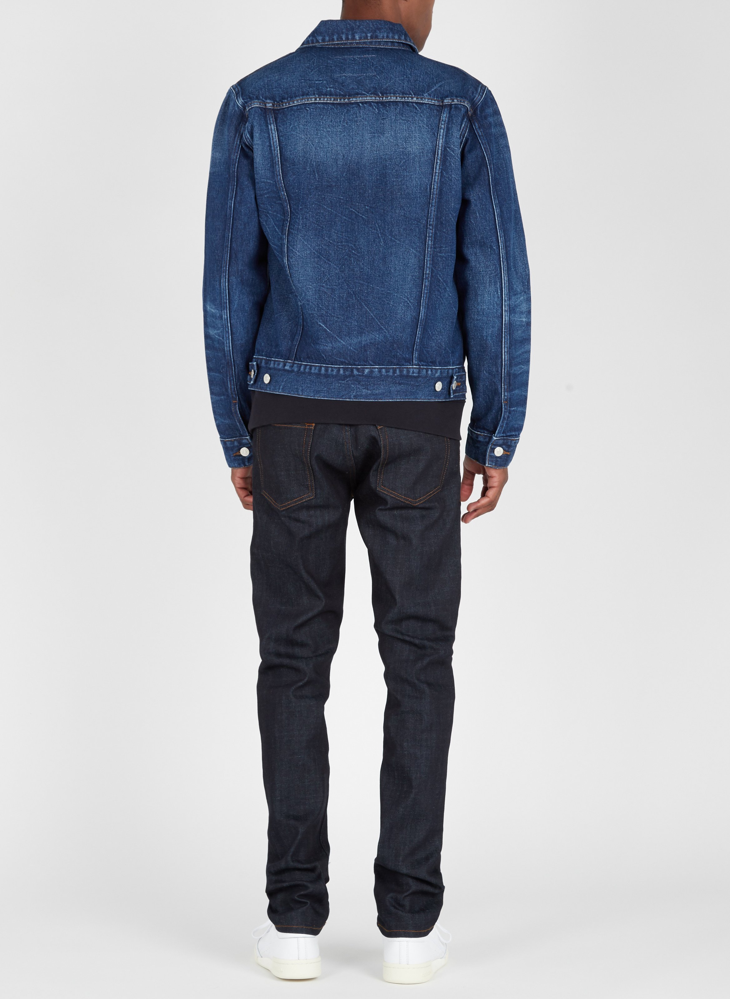Jean slim en coton mélangé SANDRO Bleu