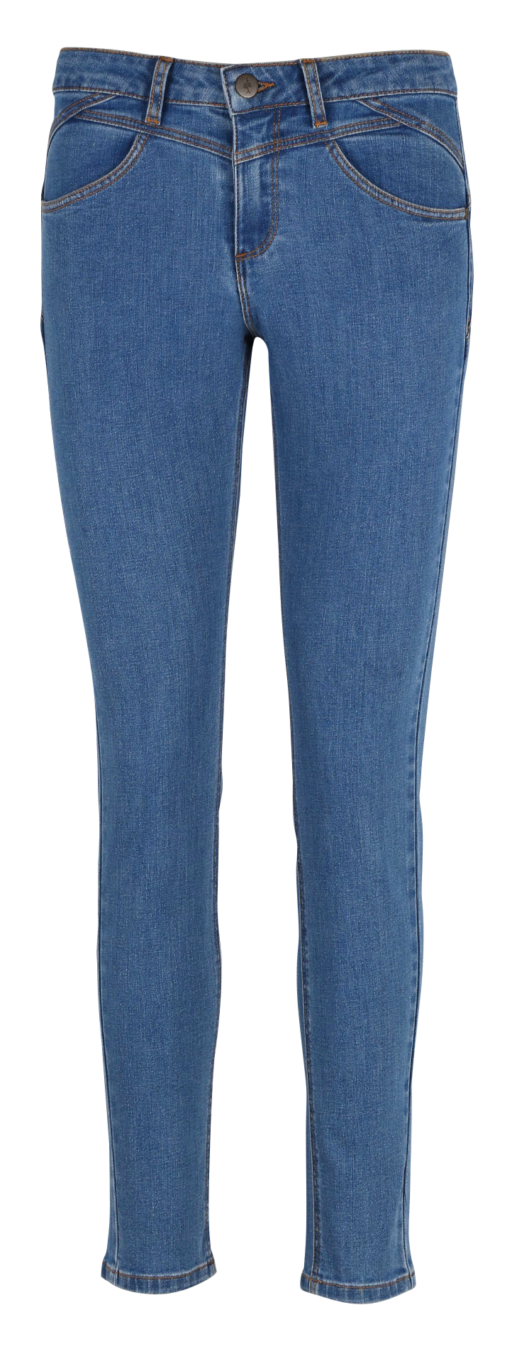 Jean slim en coton mélangé ONE STEP Bleu