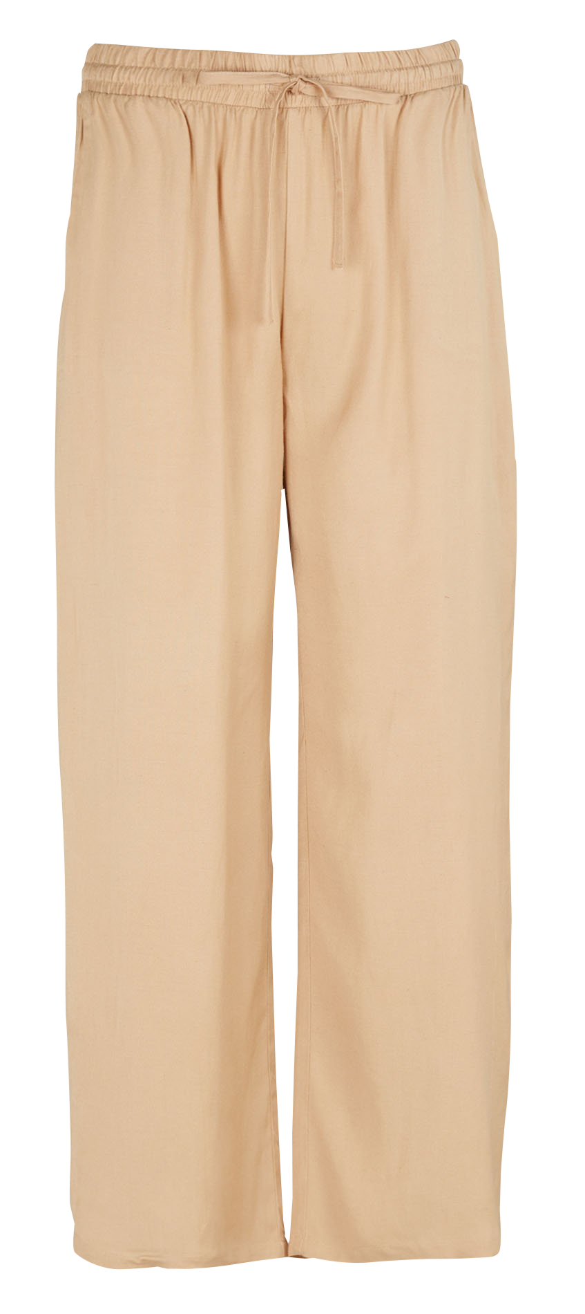 High-waisted wide-leg pants VILA Beige