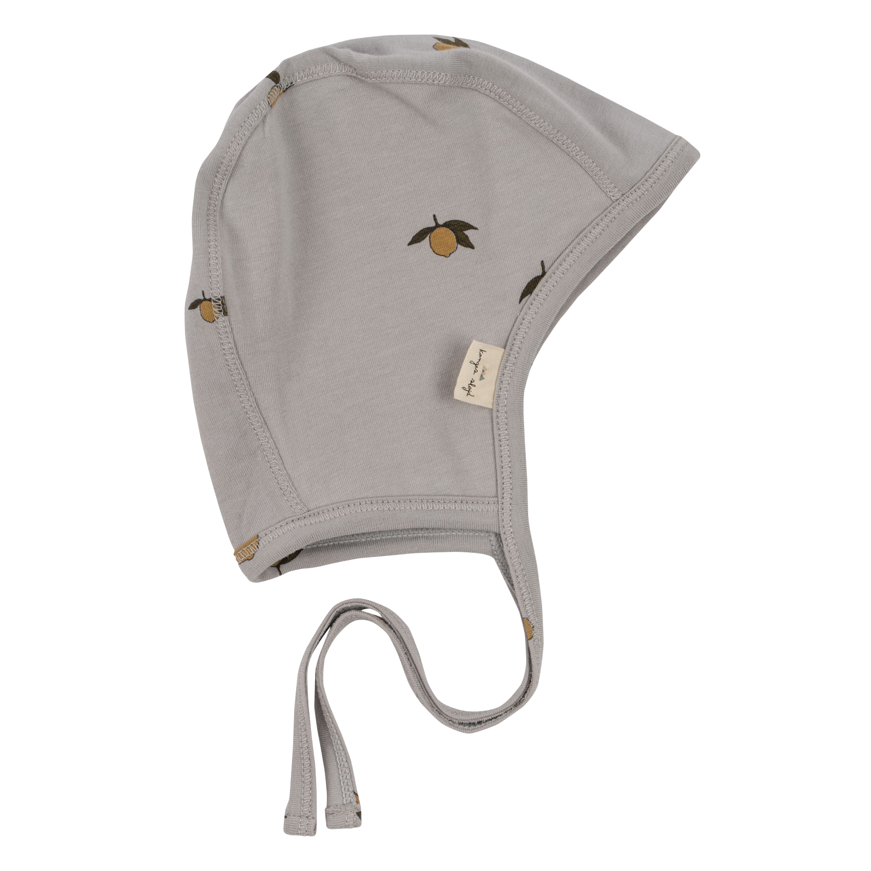 Weiche, gemusterte Mütze aus Bio-Baumwolle KONGES SLOJD Blau