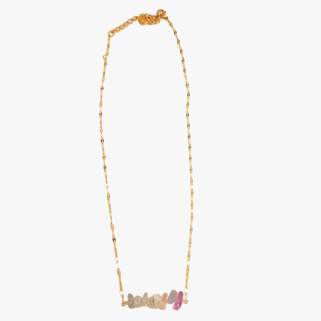 Fluorite necklace GINANDGER Green