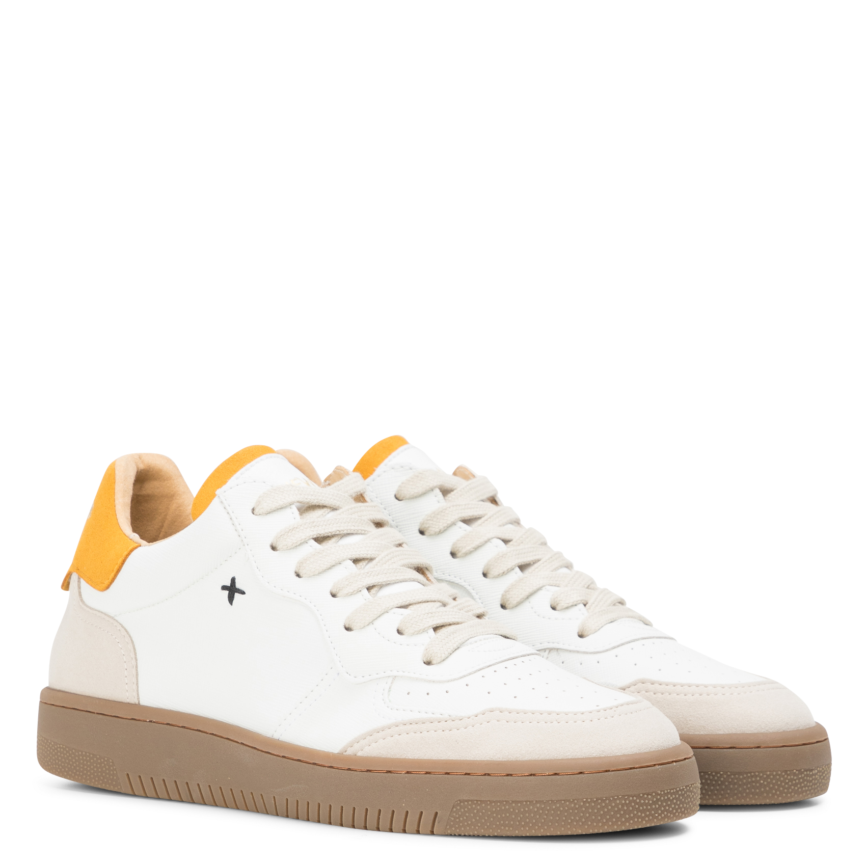 Baskets basses en cuir NEWLAB Blanc
