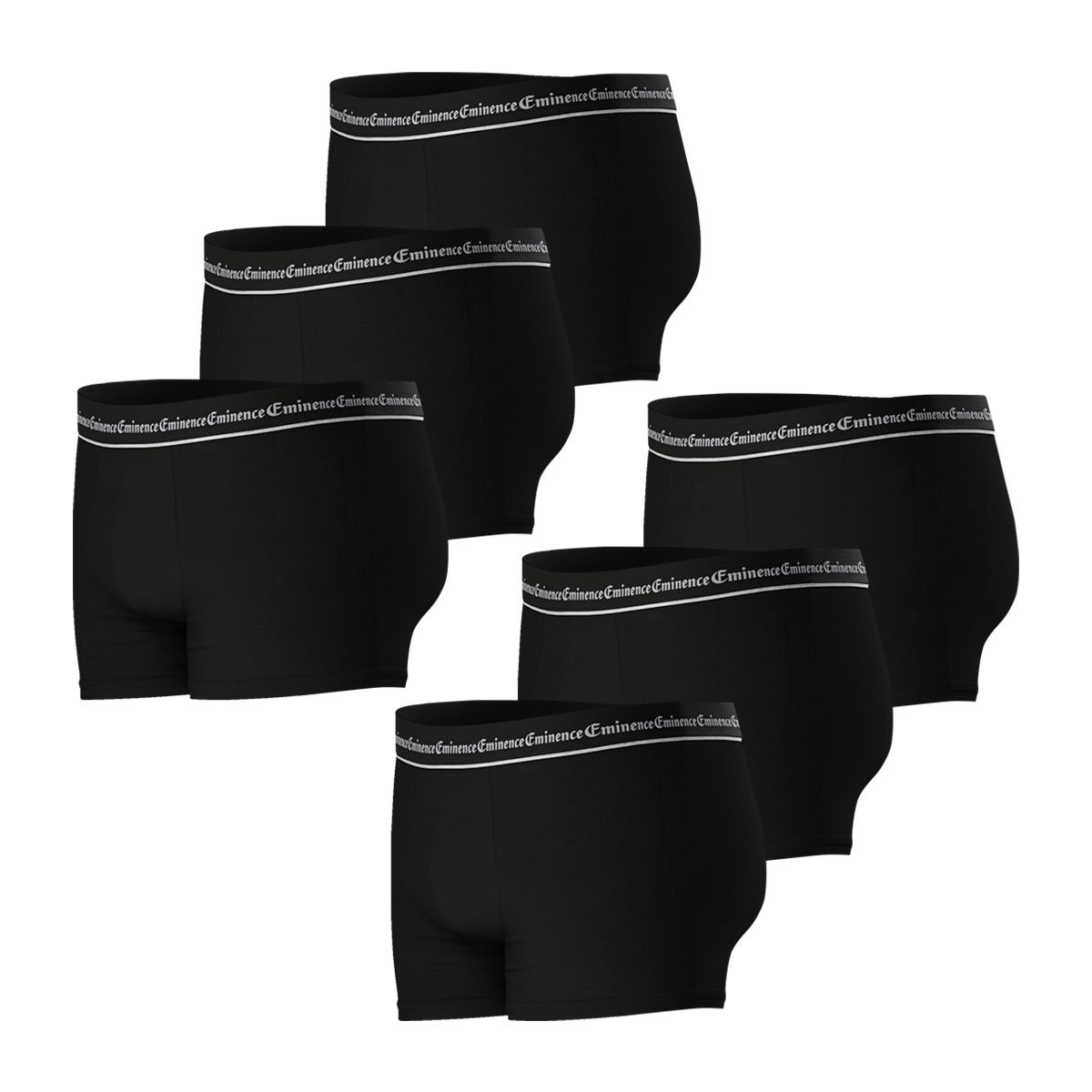 Business pack of 6 boxer shorts EMINENCE Black
