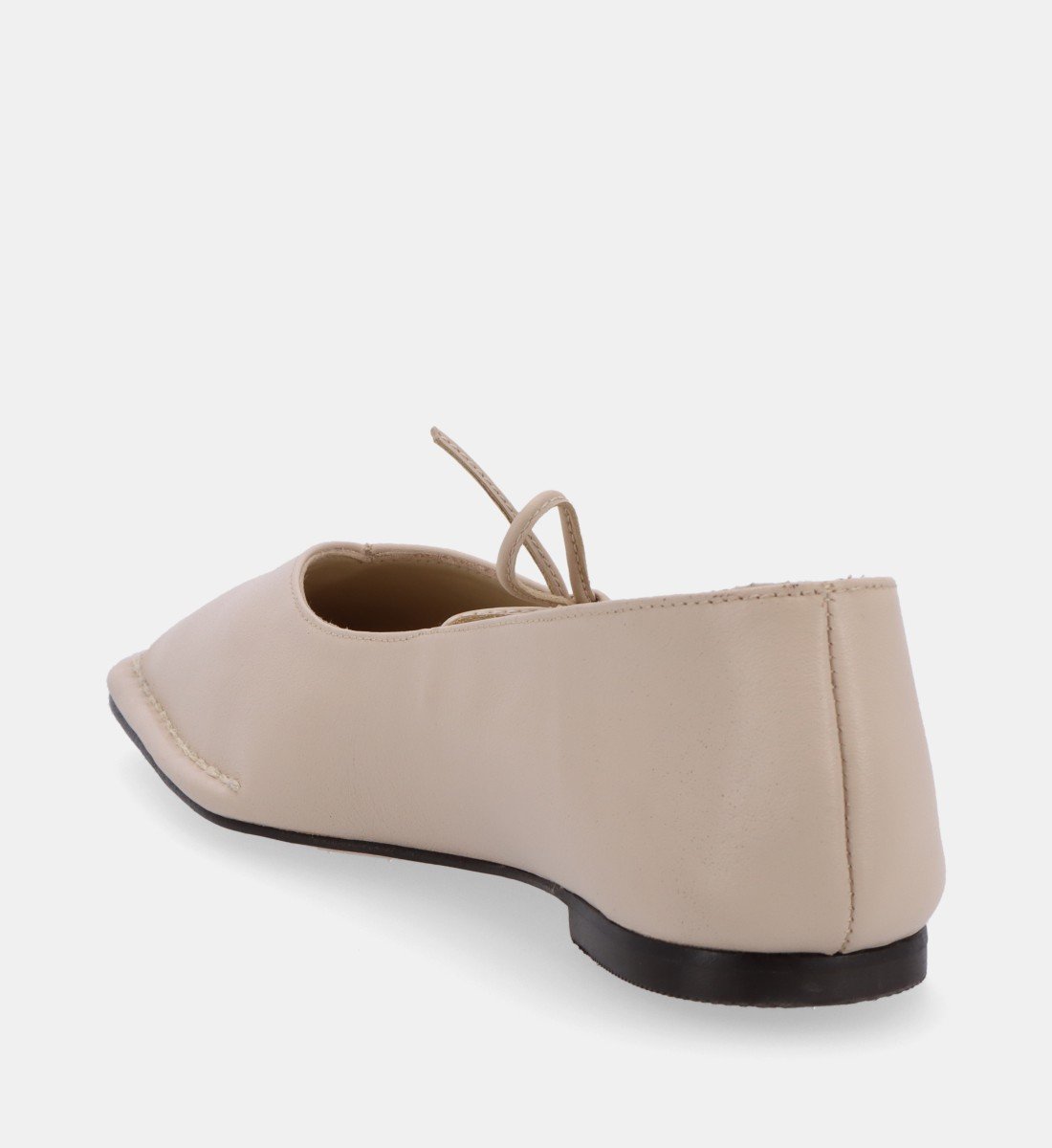 Cendrillon goatskin leather ballet pumps ALOHAS Beige