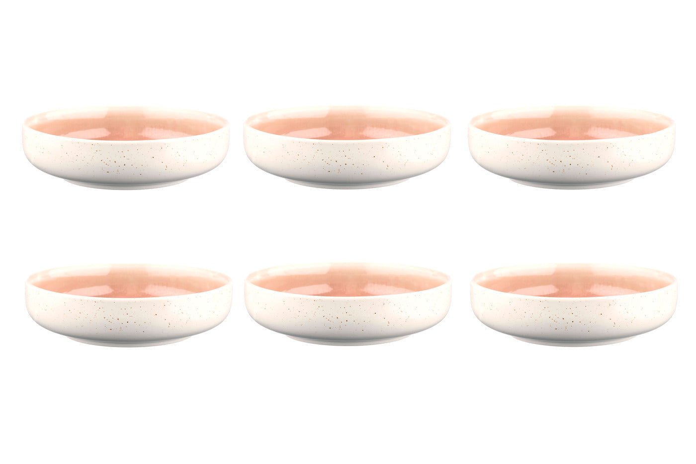 Bol oxygen ø22cm - 6 pièces - rose poudre BJORN Rose