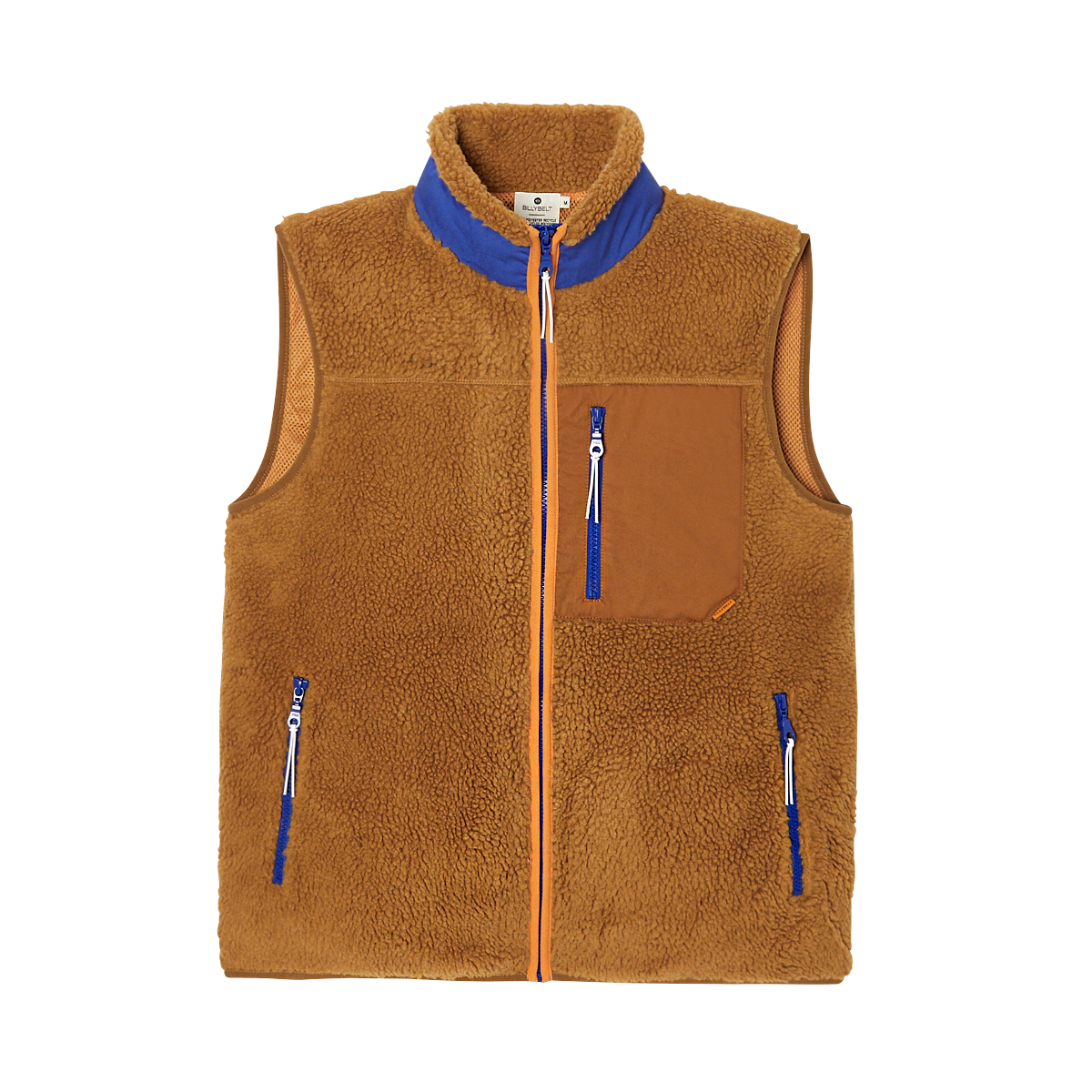 Sleeveless Sherpa Zip-Up Vest BILLYBELT
