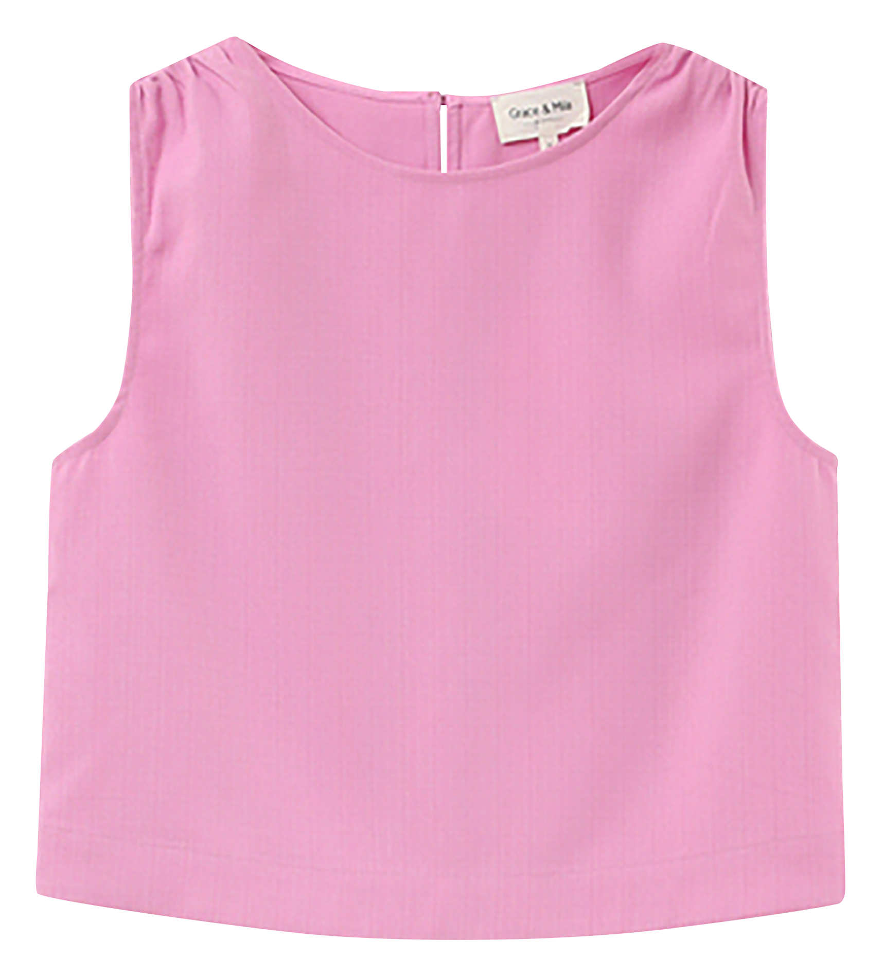 Top sans manches à fronces GRACE ET MILA Rose