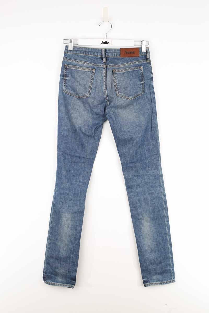 Cotton straight jeans ACNE STUDIOS - Seconde Main Blue