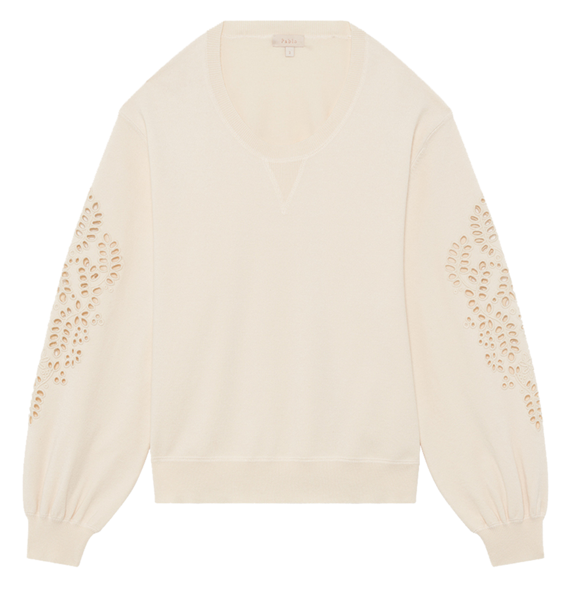 Sweat oversize col rond  PABLO Beige