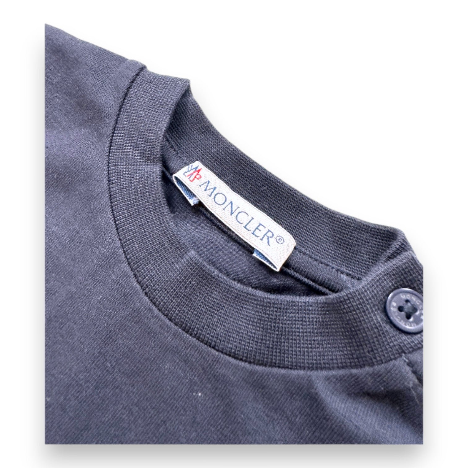 Blue baby T-shirt - 6 months MONCLER - Seconde Main Blue