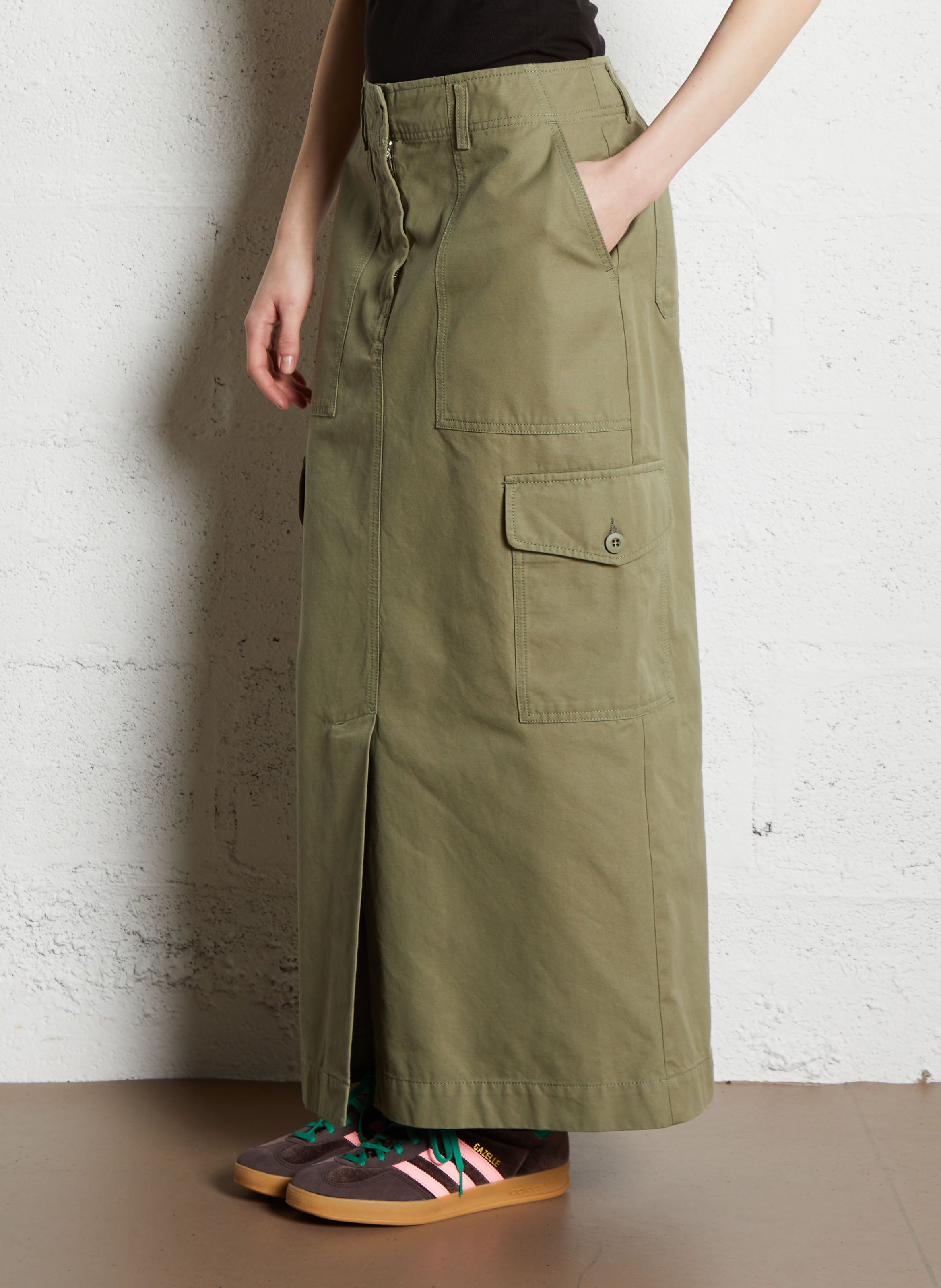 スカート WEEKEND MAX MARA Woman Skirt Green 2515101071600 Women's skirt green Weekend Max Mara | Soulz.lv