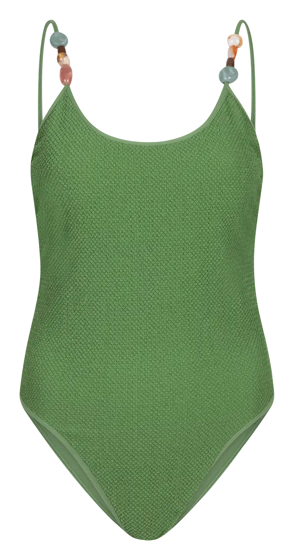 Maillot de bain 1 pèce en fibres recyclées mélangées LOVE STORIES Vert