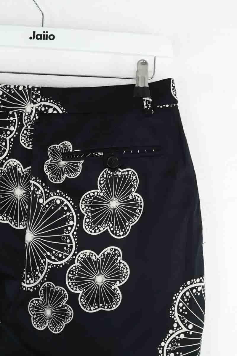 Cropped cotton pants AGNES B. - Seconde Main Black