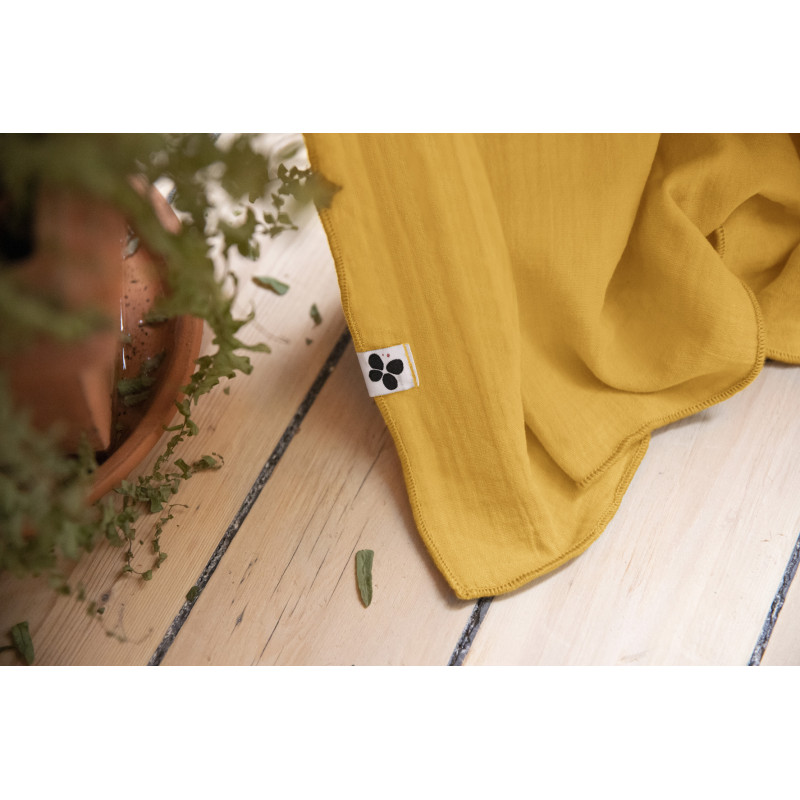 Blackout and Thermal Curtains L'EFFET PAPILLON Yellow