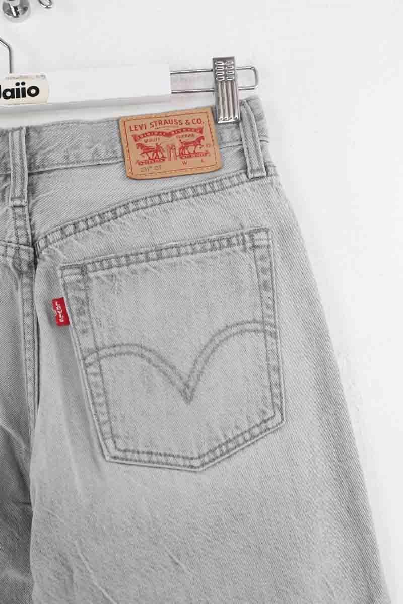 501? straight cotton jeans LEVI'S - Seconde main Grey