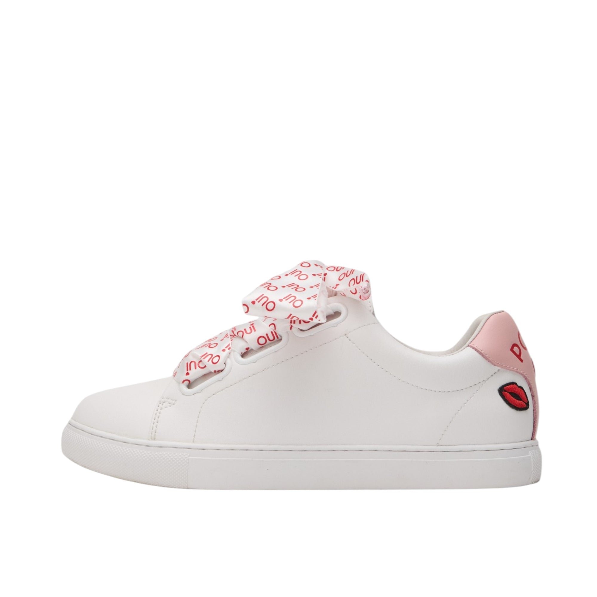 Jimmy leather sneakers BONS BAISERS PARIS White