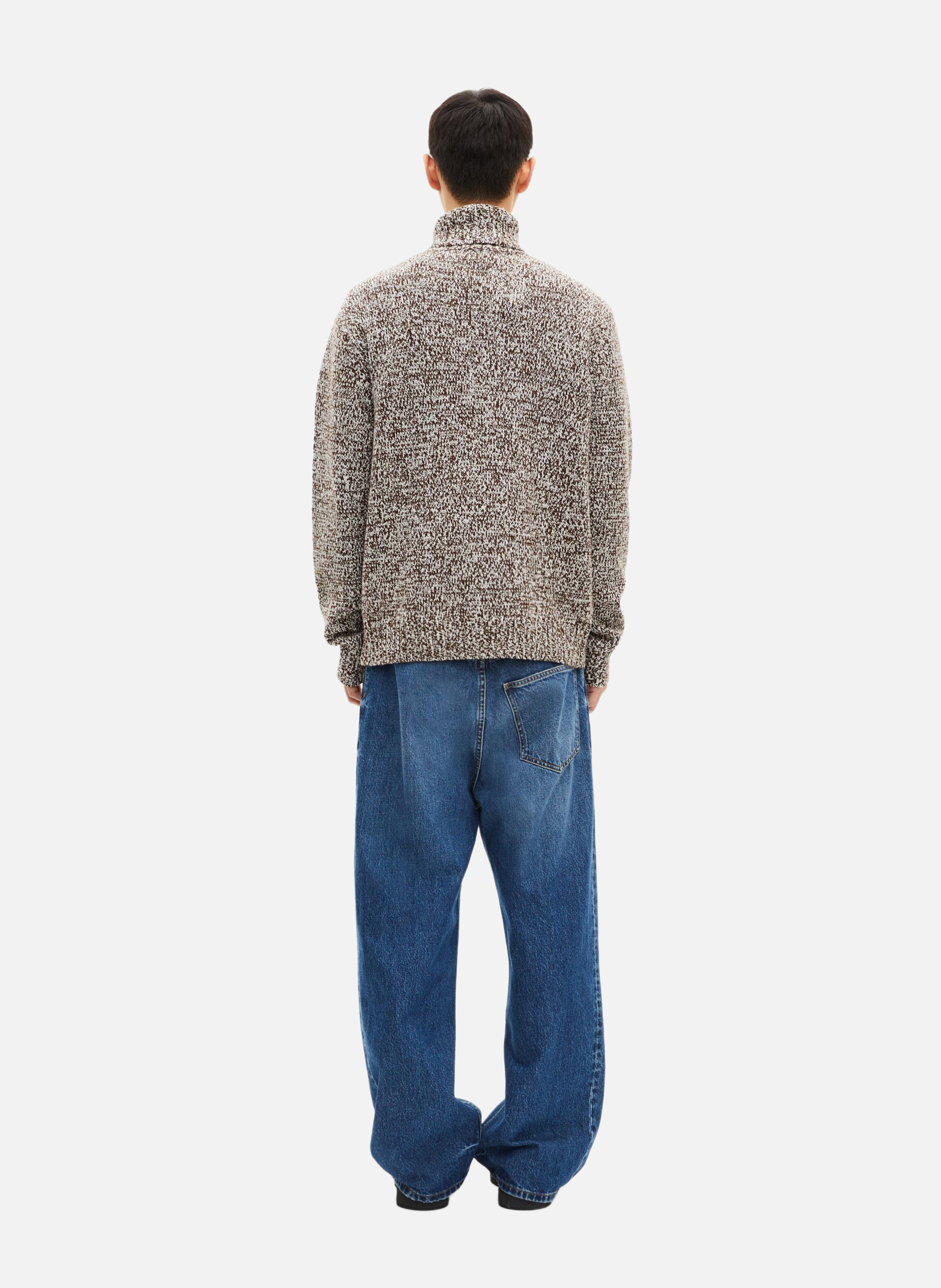 Melange roll-neck sweater THE KOOPLES Beige