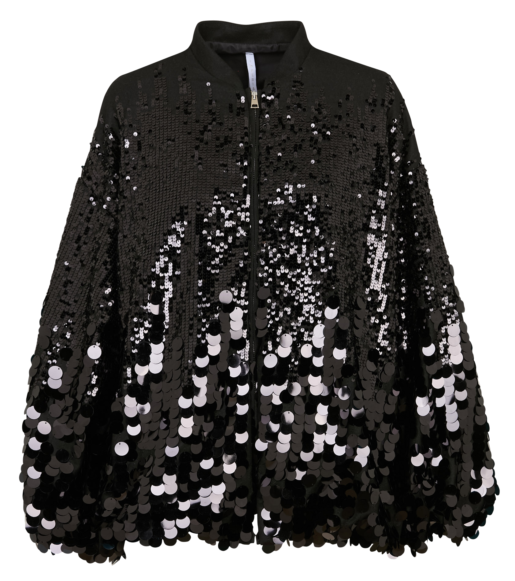Blouson ample zippé à sequins IMPERIAL Noir