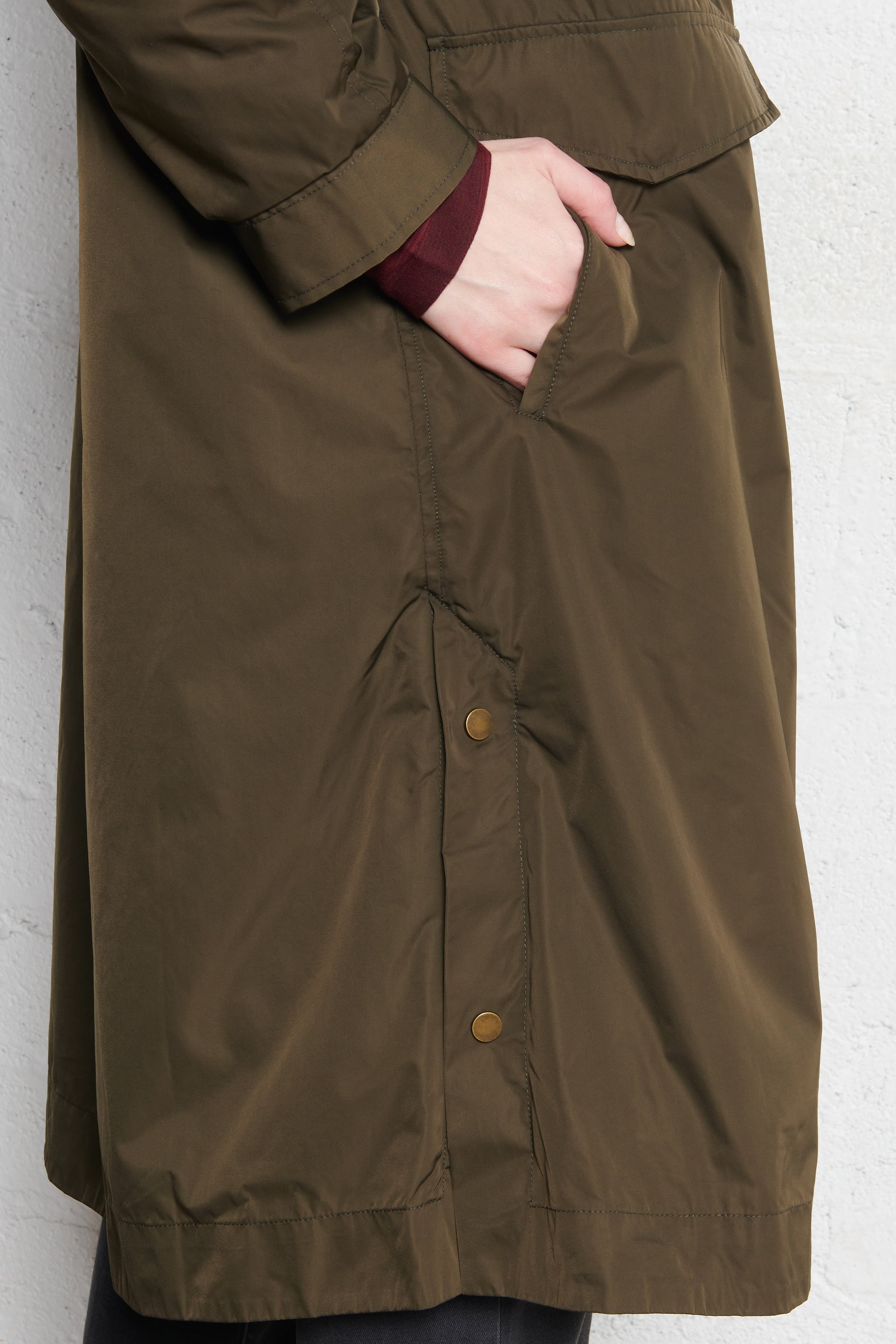 Fishtail lined parka MAISON 123 Khaki