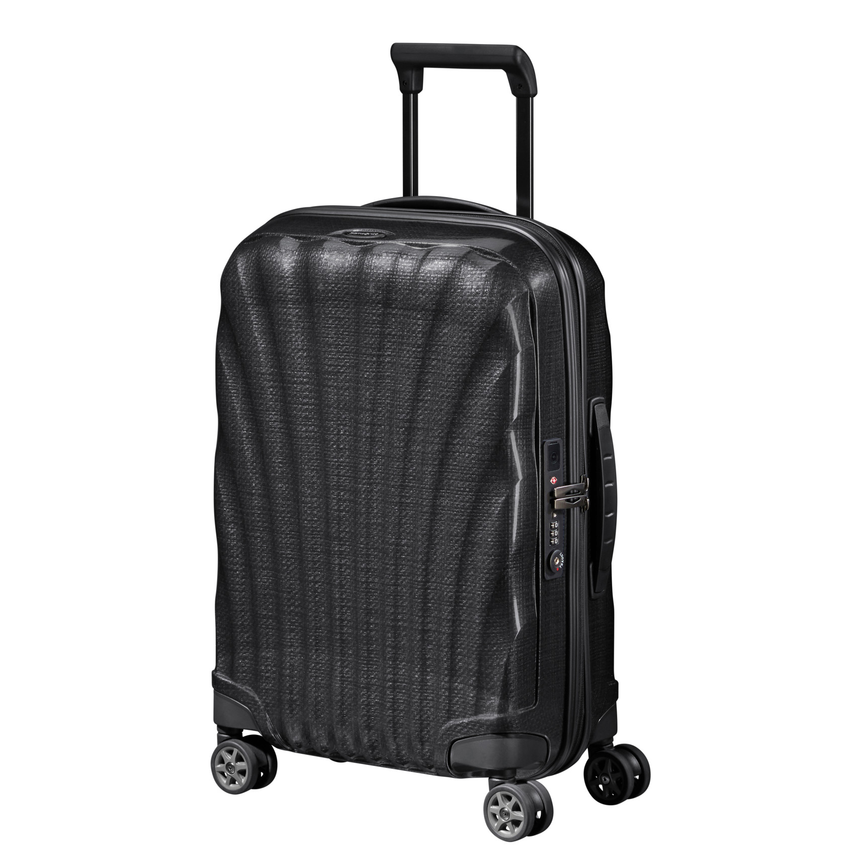 C-lite 4-wheel suitcase size S  Black