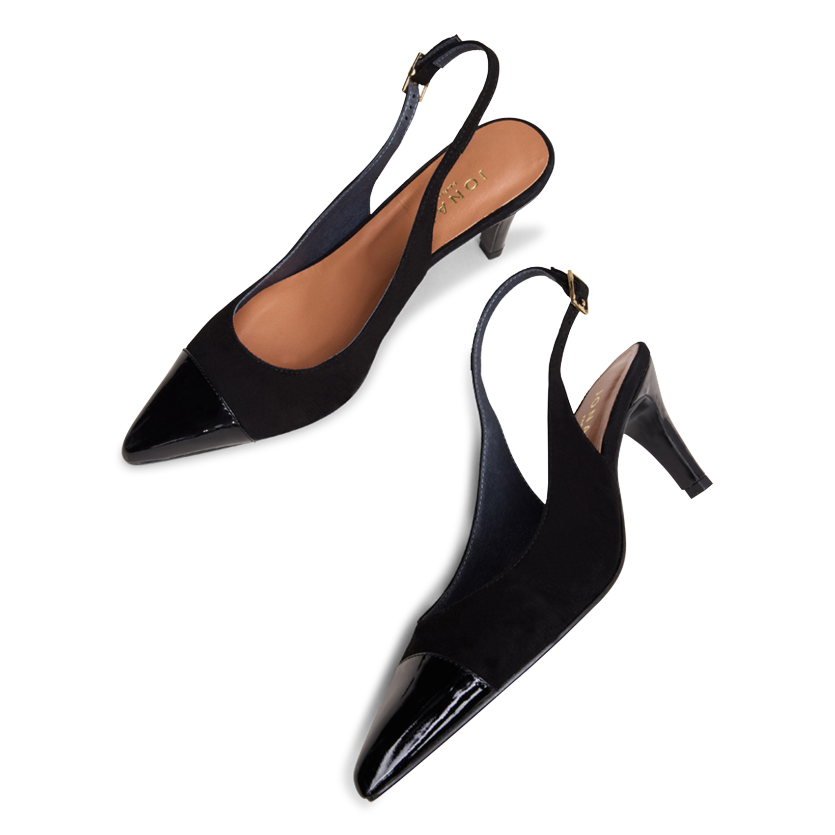 Escarpins en cuir Noir
