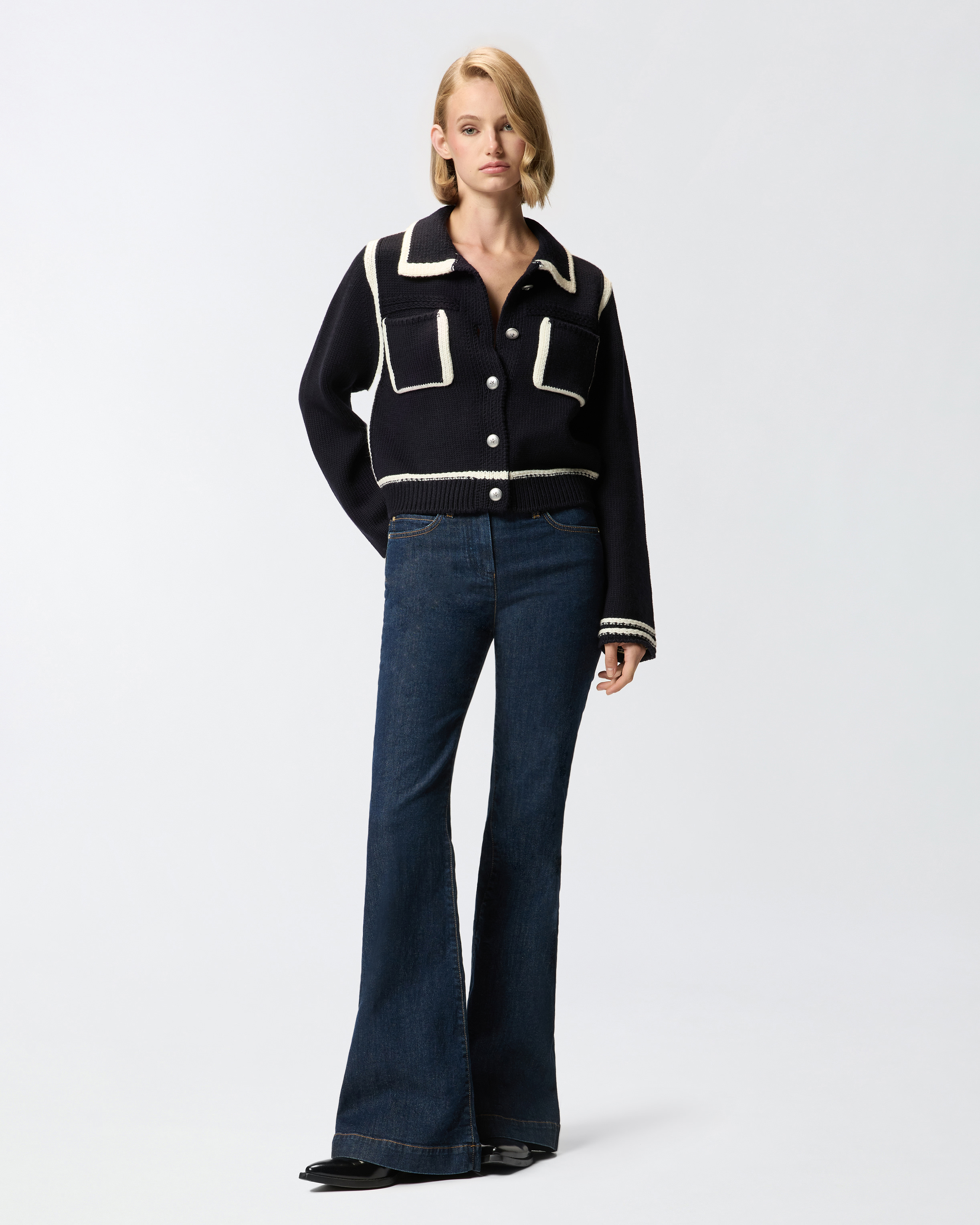 Preppy style cardigan PINKO Multicolored