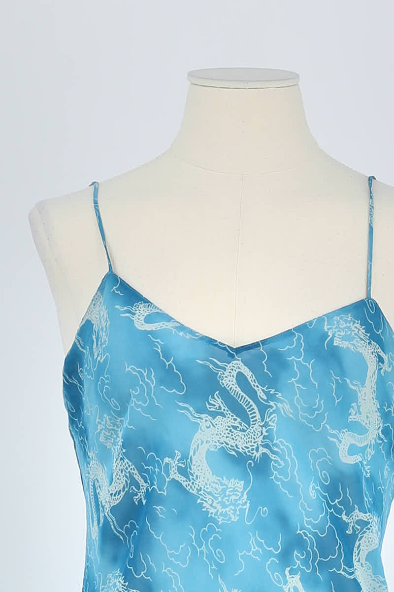 Azawood sleeveless top CALVIN KLEIN - Seconde Main Blue