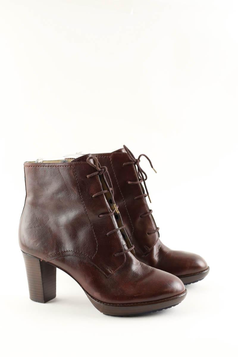 Lace-up ankle boots PAUL SMITH - Seconde main Brown