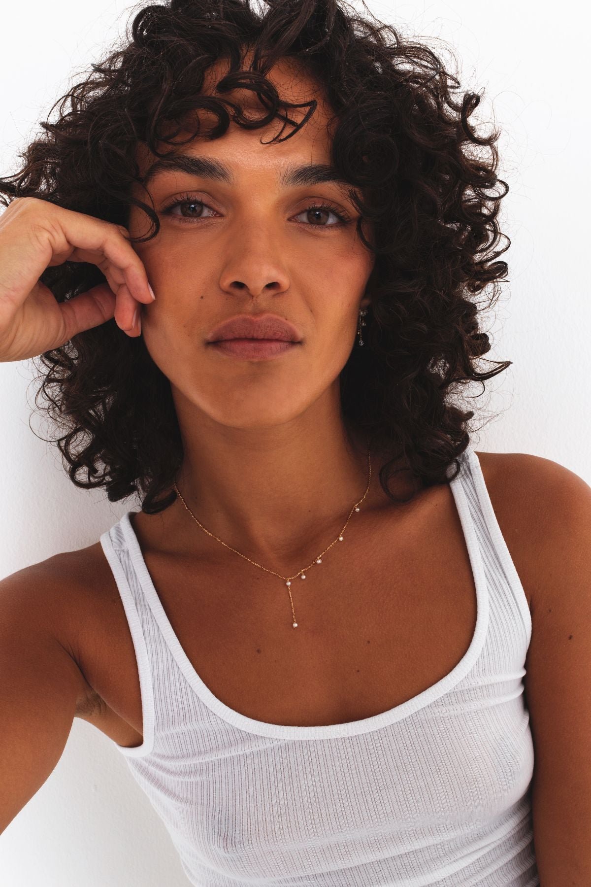 Adélie necklace in 18K gold with pearls YAY Golden