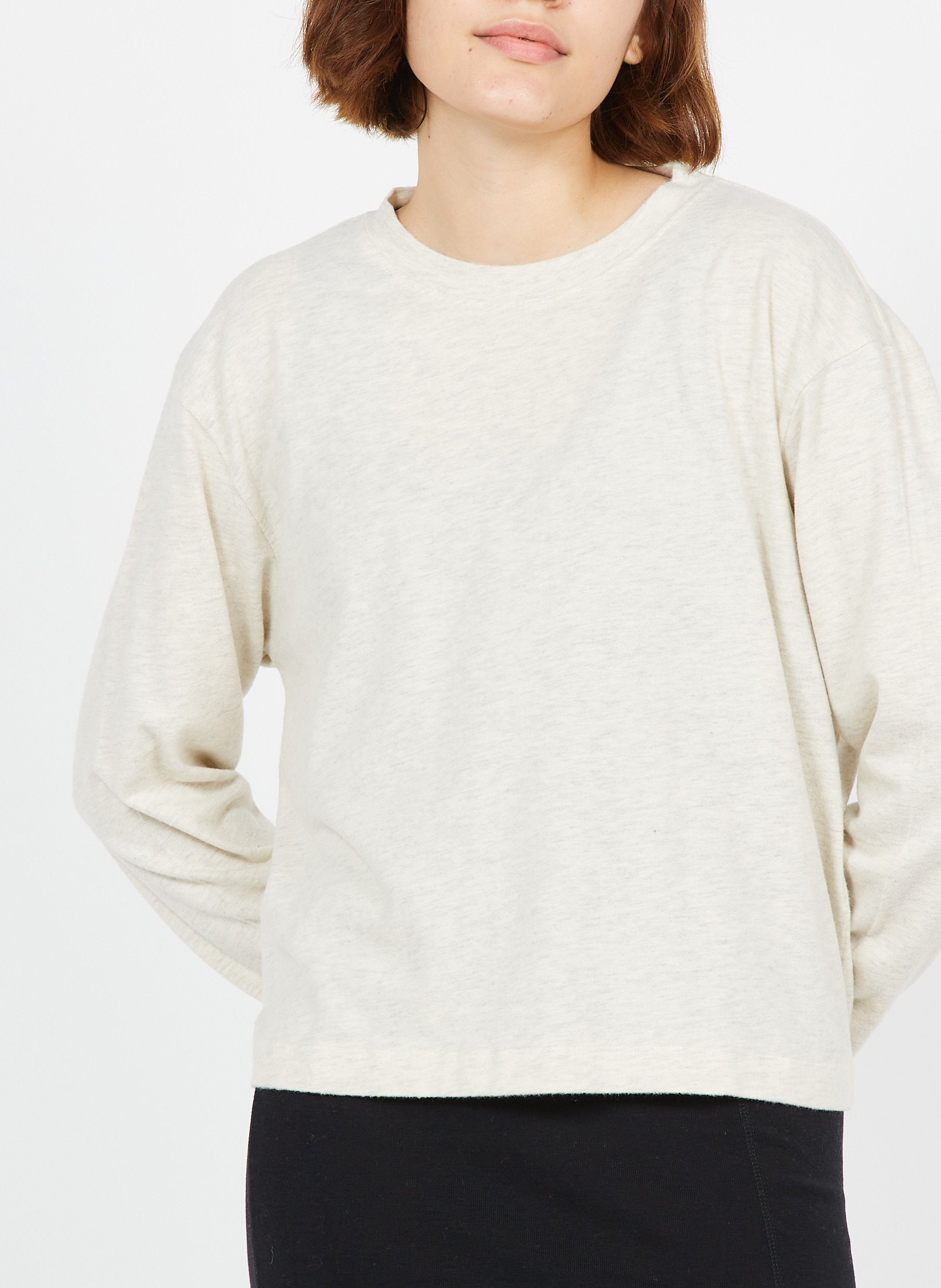 Round-neck cotton-blend sweater AMERICAN VINTAGE