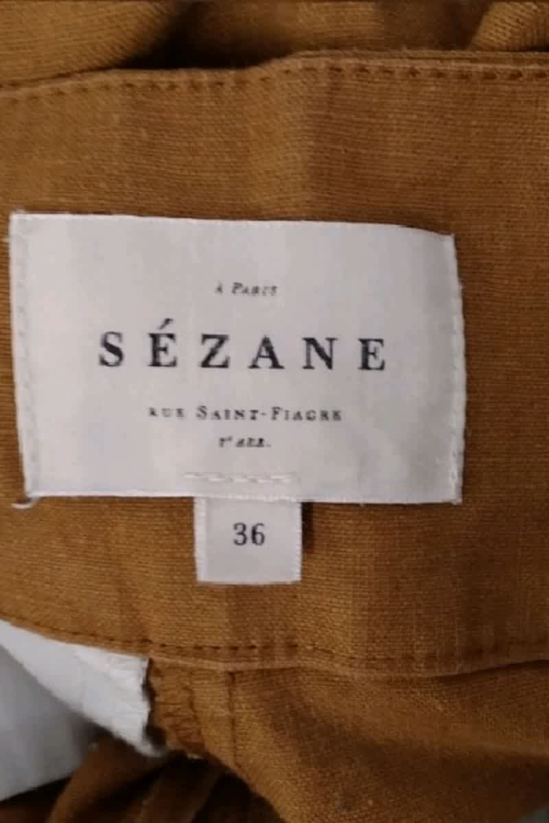 Wide trousers SEZANE - Seconde main Brown