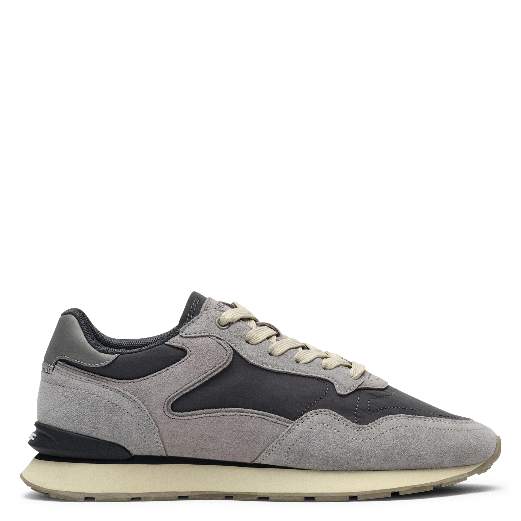 Baskets basses en cuir mélangé HOFF Argent