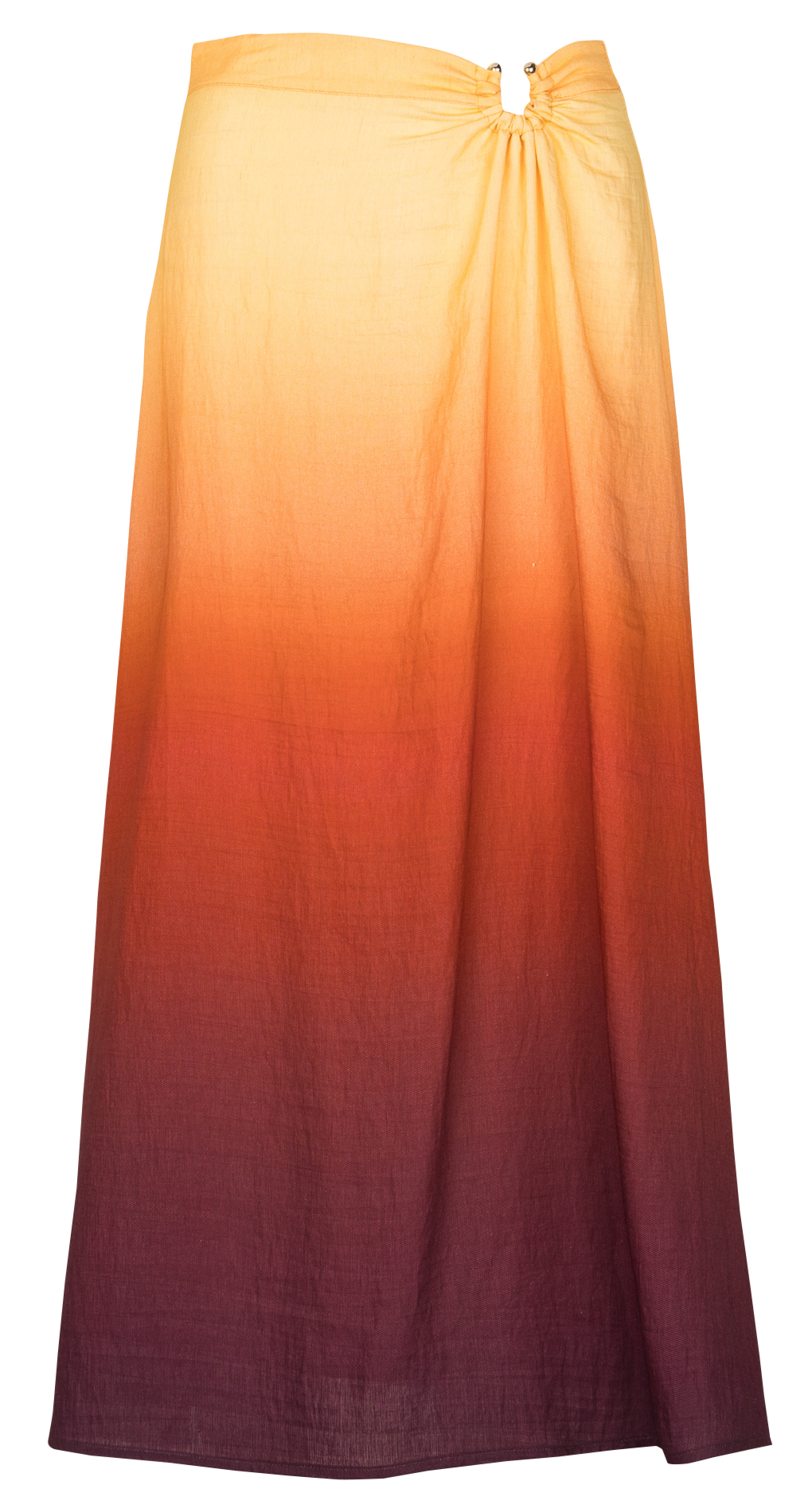 Jupe midi  à imprimé tie and dye LA FEE MARABOUTEE Multicolore