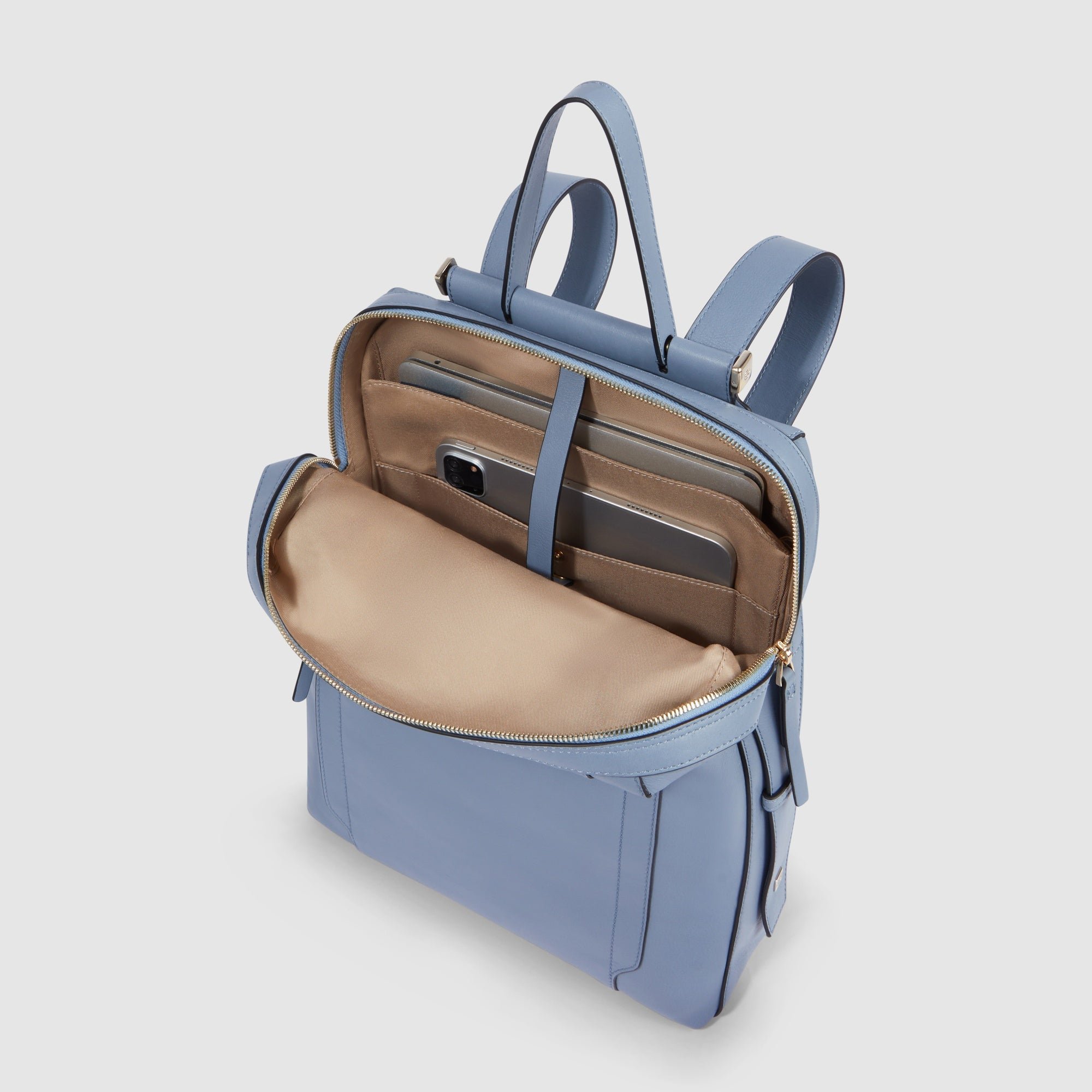 Expandable Laptop Backpack 15.6" Blue