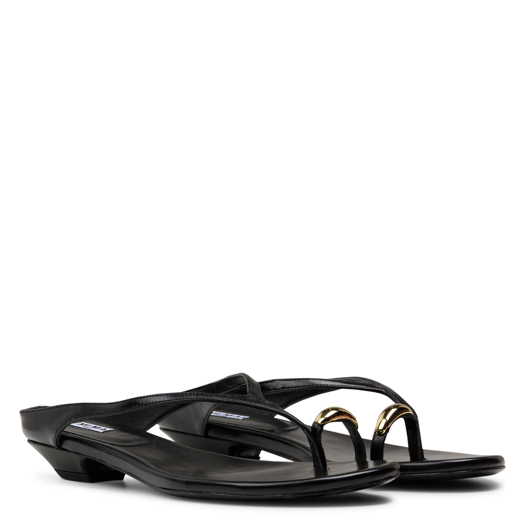 Barefoot leather sandals MI/MAI Black