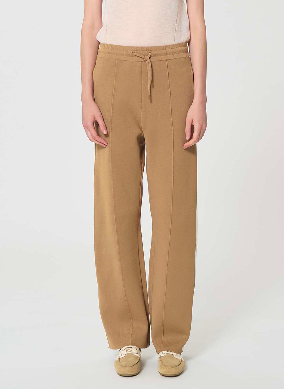 Pantalon droit en maille TARA JARMON