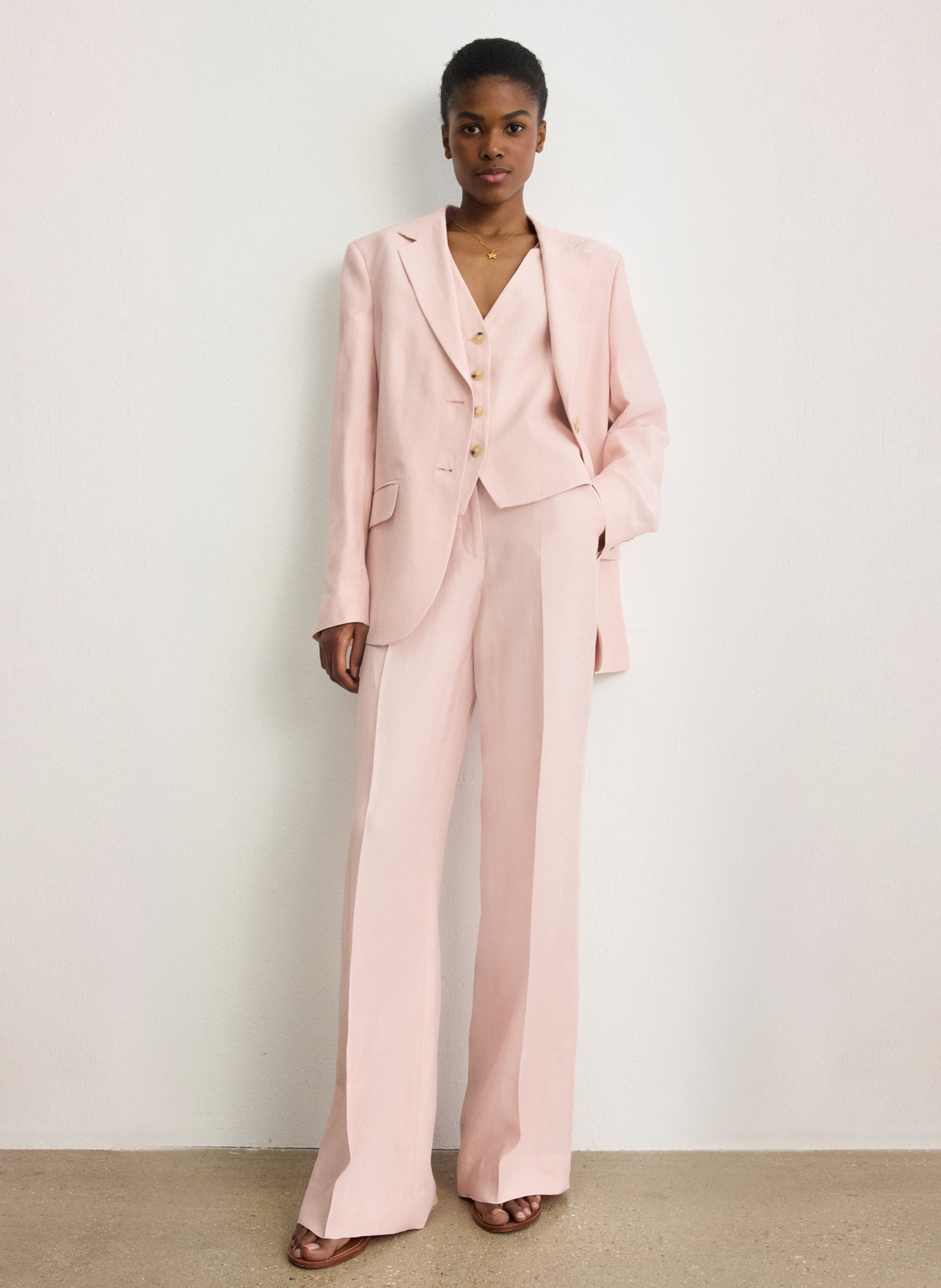 Veste tailleur droite PABLO Rot