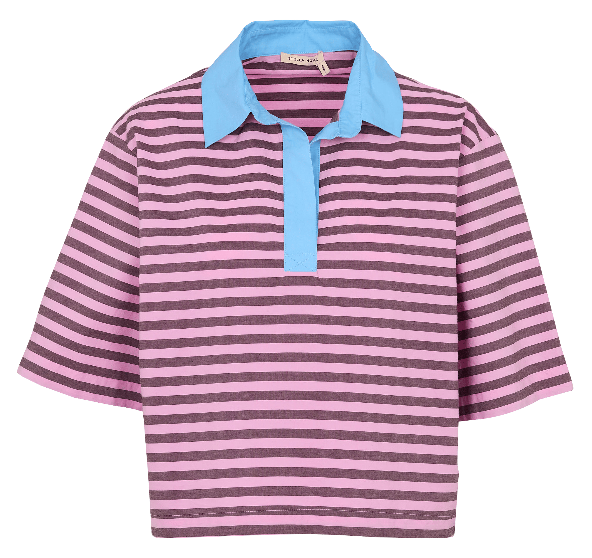 Ruime biologische katoenen top STELLA NOVA Violet