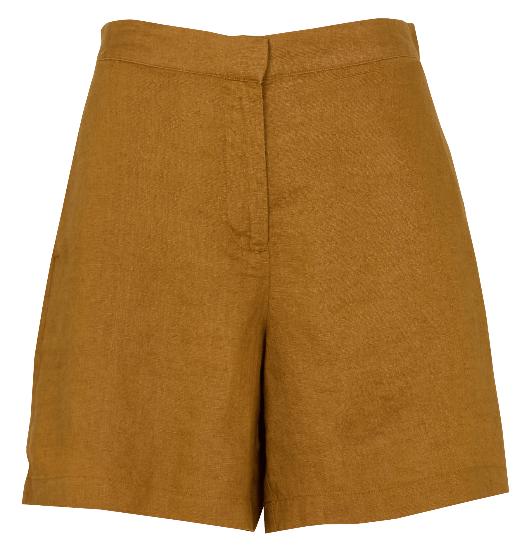 Recht, linnen short JC SOPHIE Bruin