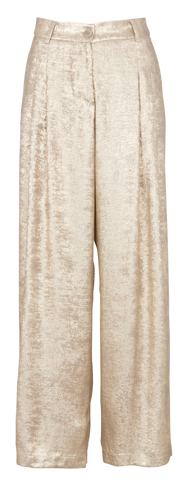 Weite Taillenhose in Metallic-Optik THE NEW SOCIETY Golden