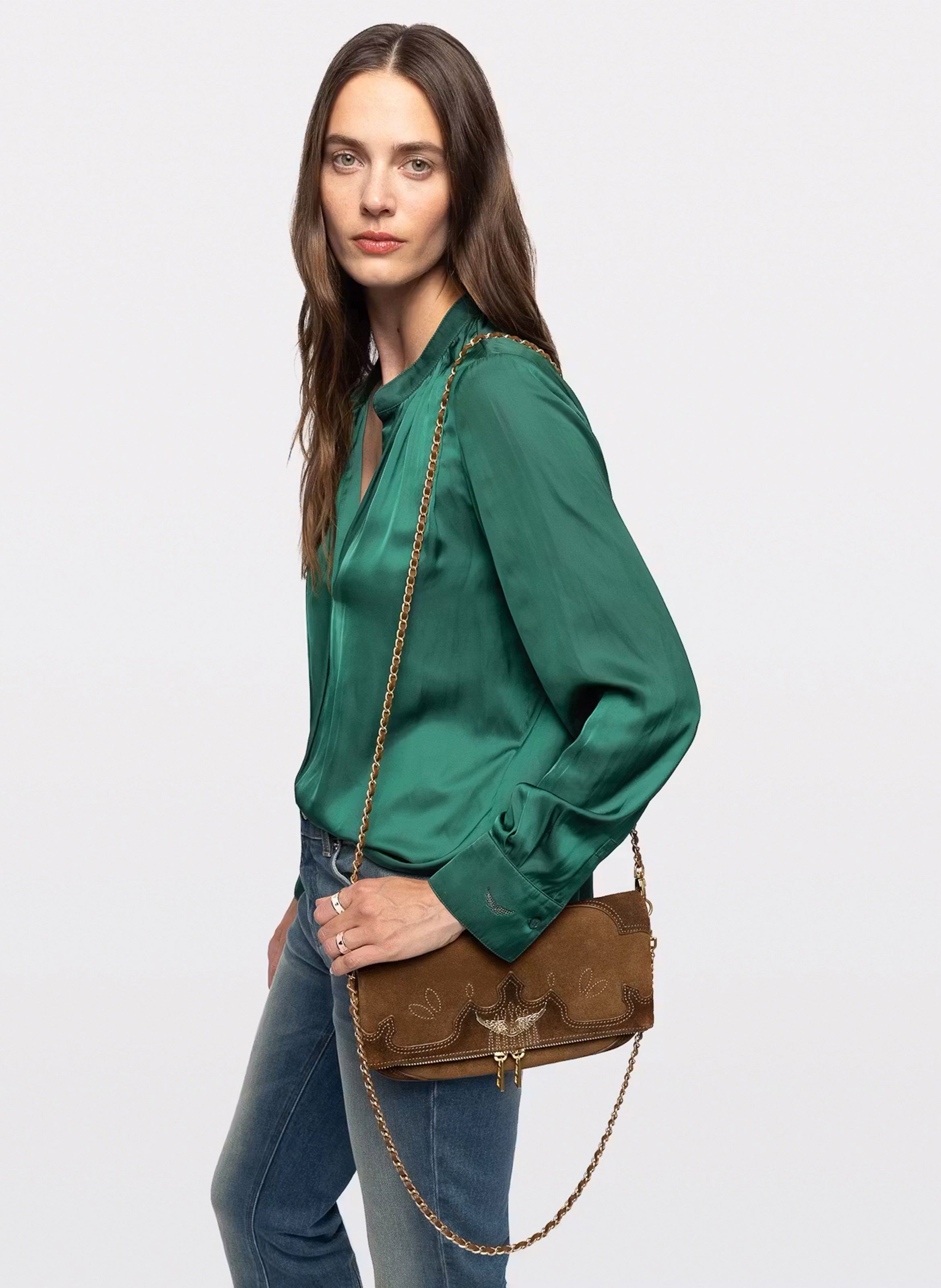 Leder-Umhängetasche ZADIG&VOLTAIRE
