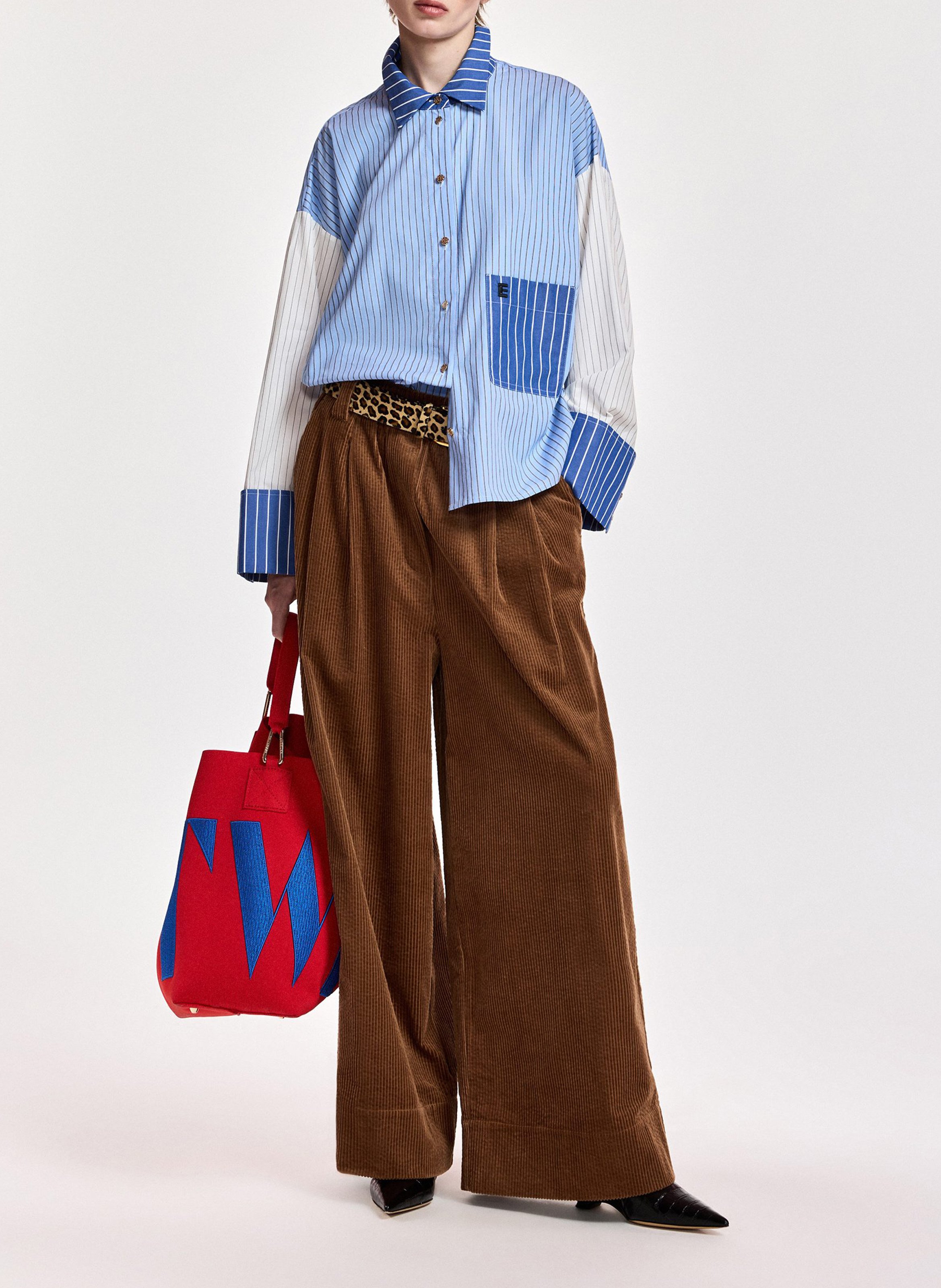 Chemise oversize en coton bio ESSENTIEL ANTWERP Blanc