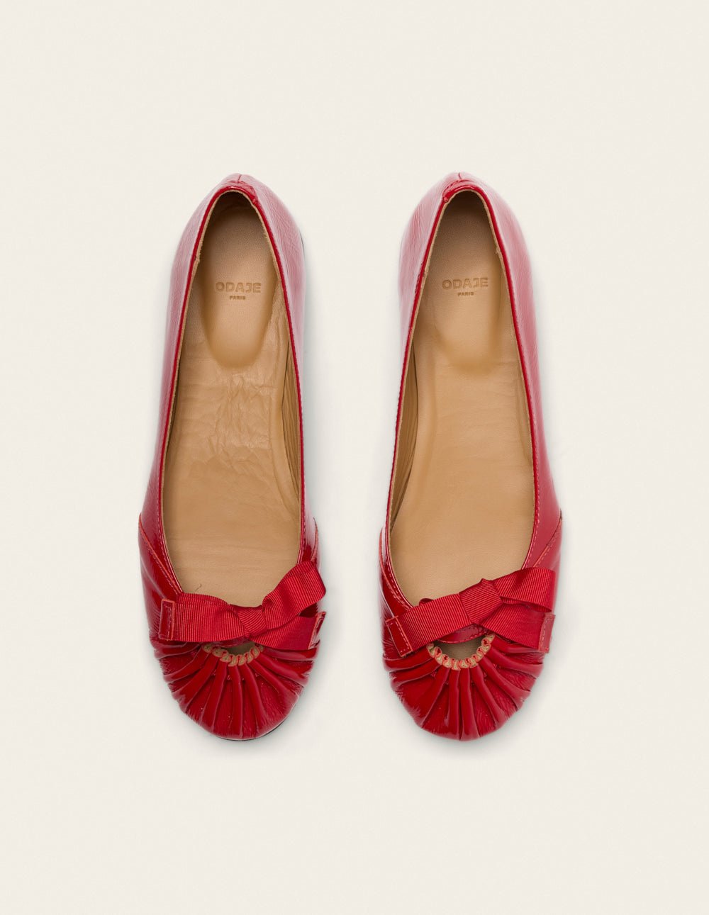 Ballerines ODAJE Rouge