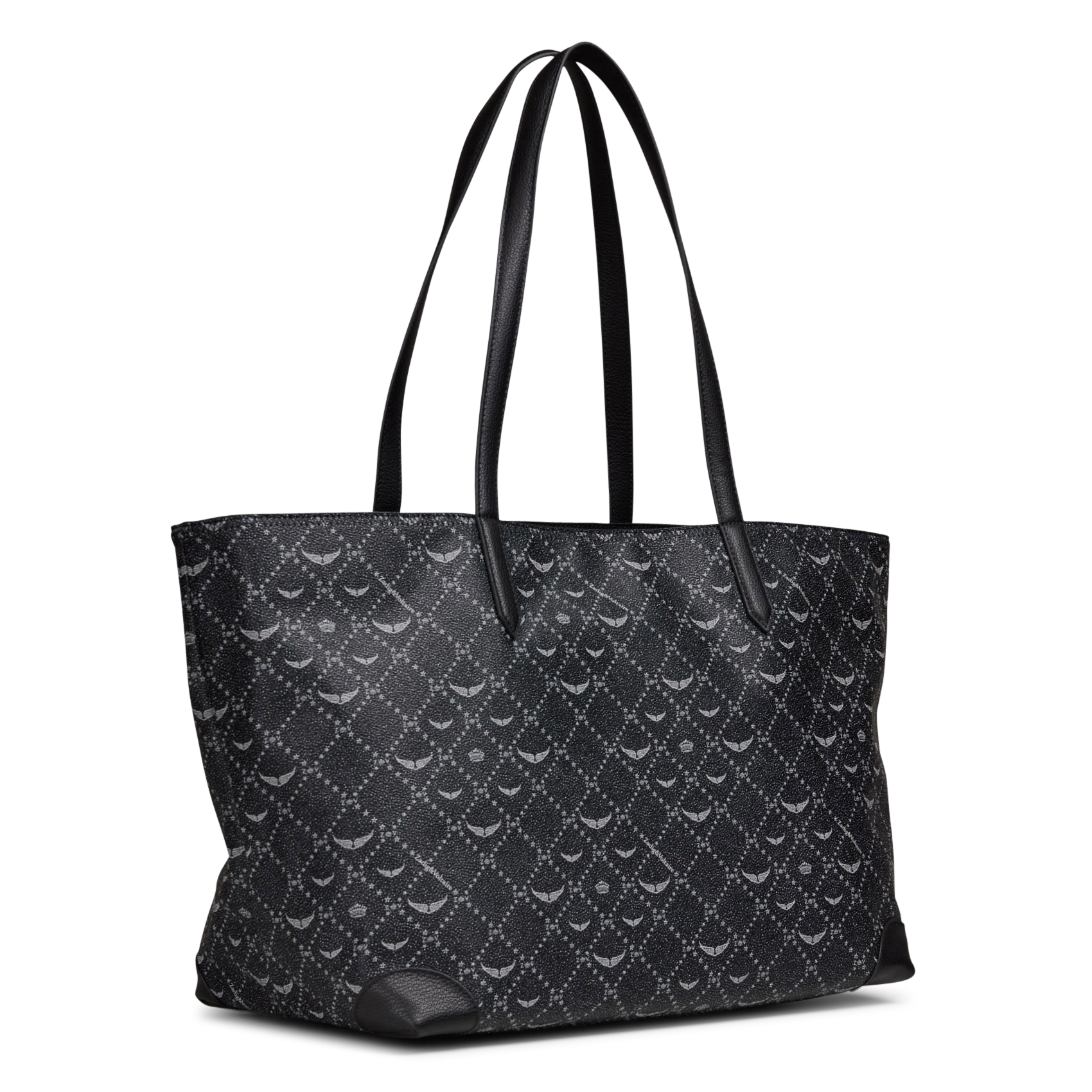 Sac cabas monogrammé ZADIG&VOLTAIRE Noir
