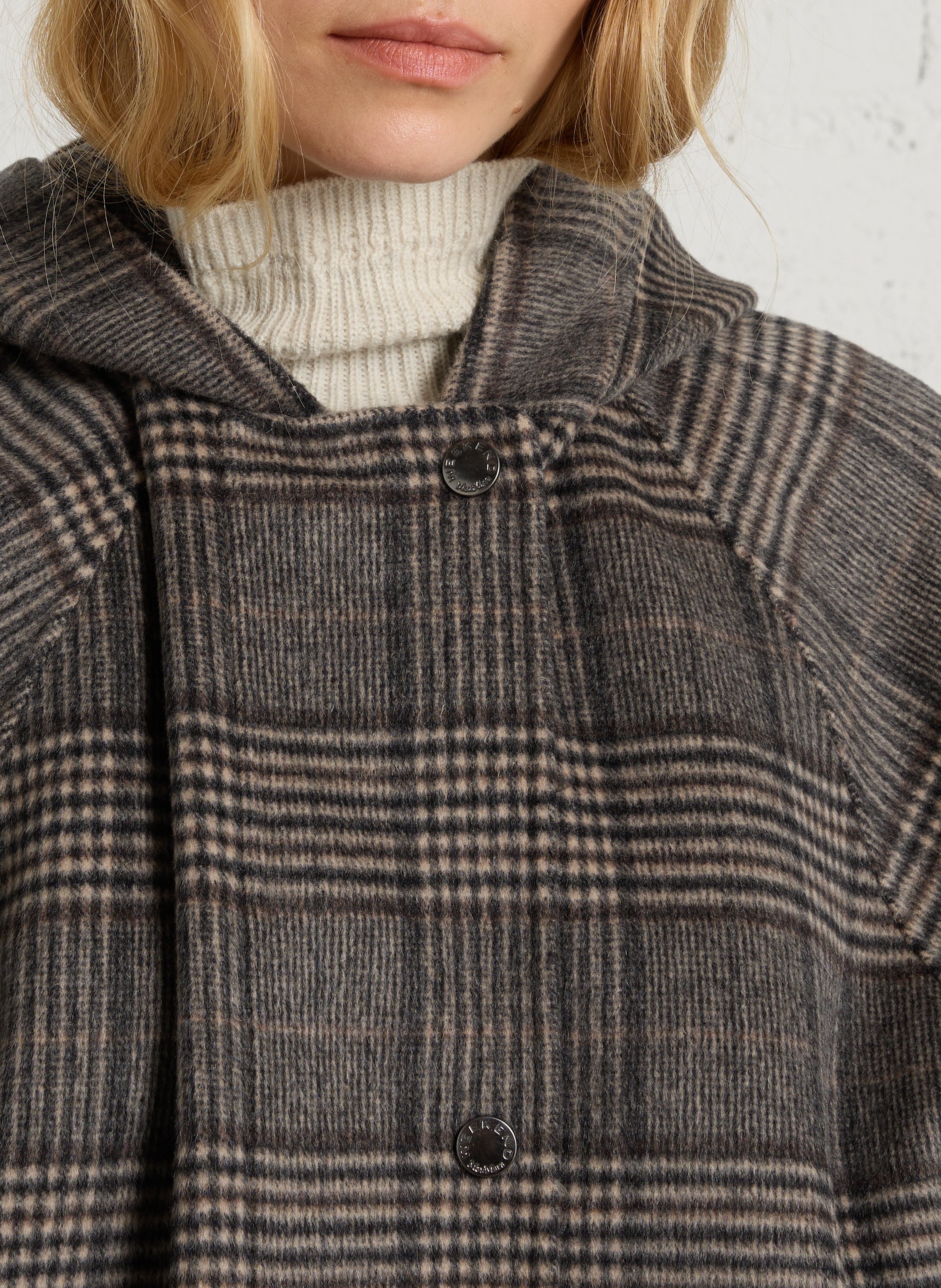 Weiter Wollmantel MAX MARA WEEK END Schwarz