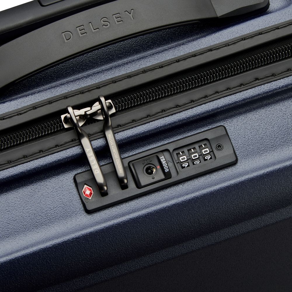 Rigid cabin suitcase DELSEY PARIS Blue