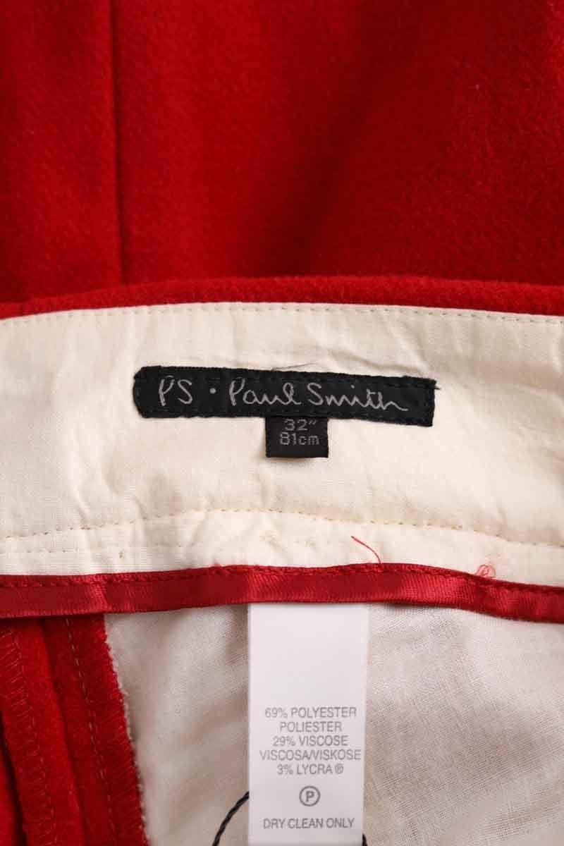 Straight-leg pants PAUL SMITH - Seconde main Red