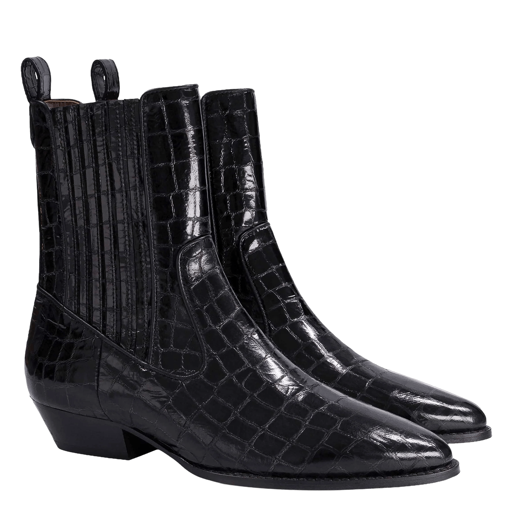 Bianca - Lederstiefeletten SOCQUE PARIS Schwarz